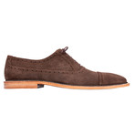 Suede Oxford Shoe // Coffee Brown (Euro: 43)