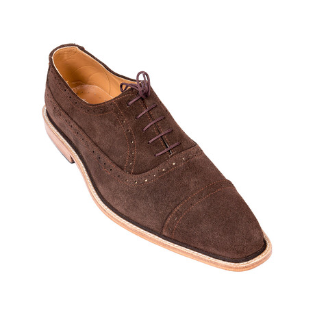 Suede Oxford Shoe // Coffee Brown (Euro: 41)