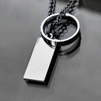 USB Drive Necklace (Black)