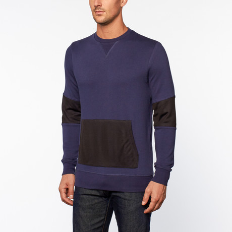 Oberon Crew Pullover Sweatshirt // Navy (S)