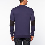 Oberon Crew Pullover Sweatshirt // Navy (L)