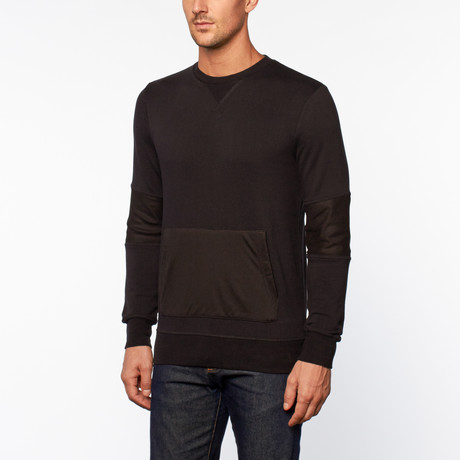 Oberon Crew Pullover Sweatshirt // Black (S)