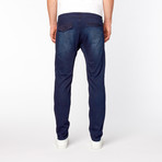 Open Leg Denim Joggers // Blue Denim (M)