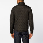 Diamond Quilted Jacket // Black (L)