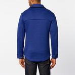 Collared Sweater // Royal (2XL)