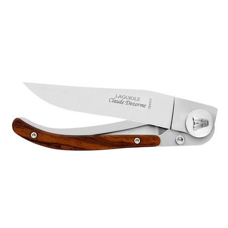 Laguiole Liner Lock Pocket Knife // Rosewood