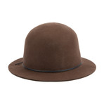 Jax Short Brim Wool Hat // Brown (S)