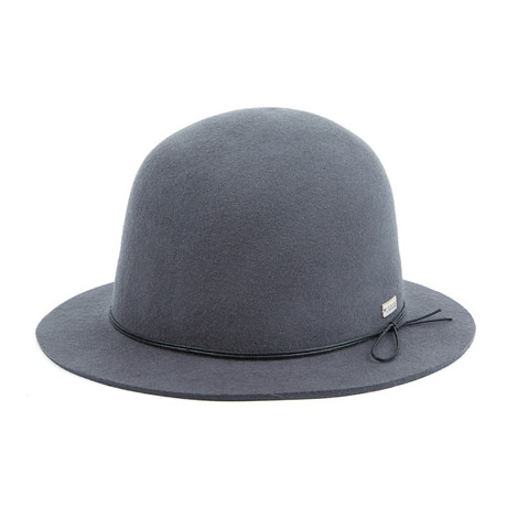 Jax Short Brim Wool Hat // Grey (S)