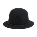 Jax Short Brim Wool Hat // Black (S)