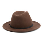 Munson Fedora Wool Hat // Brown (S)