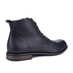 Cap-Toe Lace-Up Ankle Boot // Black (Euro: 40)