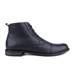 Cap-Toe Lace-Up Ankle Boot // Black (Euro: 40)