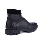 Cap-Toe Ankle Boot // Black (Euro: 43)