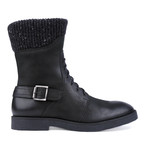 Knit Cuff Boot // Black/Black (Euro: 42)