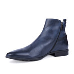 Double Strap Ankle Boot // Navy Blue (Euro: 39)