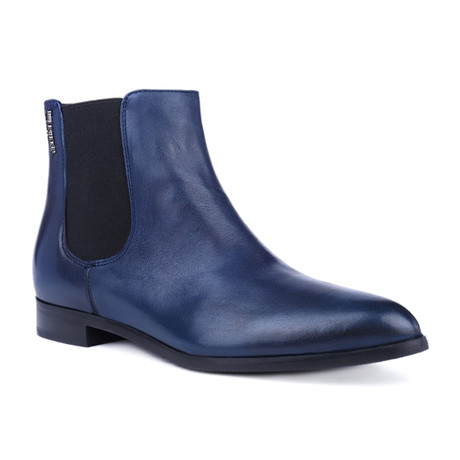 Alba Chelsea Boot // Navy Blue + Black (Euro: 39)