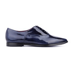 Narni Patent Pointed Toe Oxford // Navy Blue (Euro: 39)