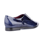 Narni Patent Pointed Toe Oxford // Navy Blue (Euro: 39)