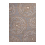 Modern Geometric Microscopic Wool Area Rug // Gray (2'L x 3'W)