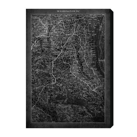 Washington DC Map (20"L x 30"H)