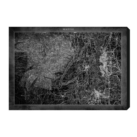 Seattle Map (30"L x 20"H)