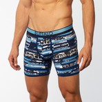 Micro Boxer Brief // Graffiti Stripe (XL)