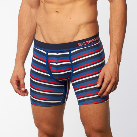 Cotton Boxer Briefs // Machintosh Stripe (S)