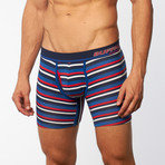 Cotton Boxer Briefs // Machintosh Stripe (L)