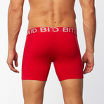 Cotton Boxer Briefs // Machintosh Red (M)