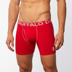 Cotton Boxer Briefs // Machintosh Red (M)