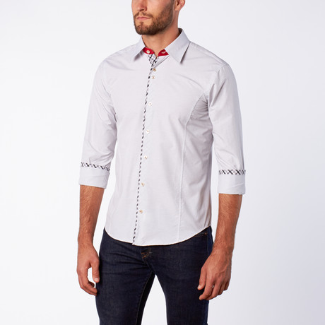 Graph Button-Up // White (S)