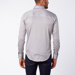 Stripe Button Up // Grey (M)