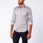 Stripe Button Up // Grey (M)