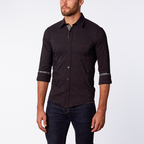 Classic Button Up // Black (L)