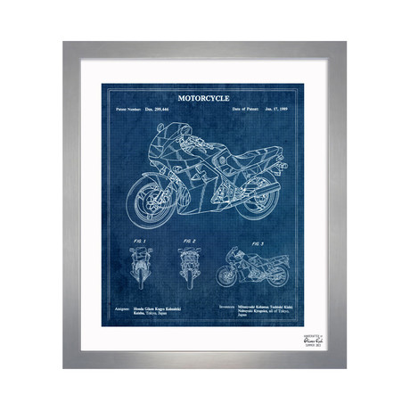 Motorcycle 1989 (10"L x 12"W)