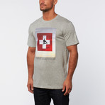 Swiss Alp Graphic Tee // Heather Grey (S)
