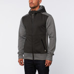 Stretch Hooded Jacket // Charcoal (S)