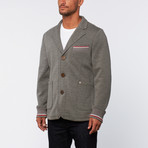 Knit Blazer Bonded // Heather Grey (L)