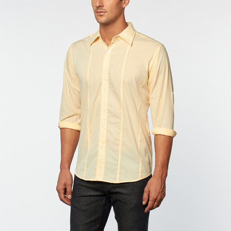 Core Roll Up Shirt // Banana (S)