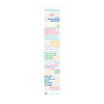 PROVERBES en couleur (Deco // 18.31"W x 102.36"H)