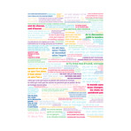 PROVERBES en couleur (Deco // 18.31"W x 102.36"H)