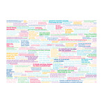 PROVERBES en couleur (Deco // 18.31"W x 102.36"H)