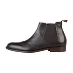 Leather Wingtip Chelsea Boot // Brown (Euro: 40)