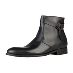 Leather High Buckle Boot // Black (Euro: 40)