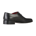 Leather Eyelet Oxford / /Black (Euro: 40)