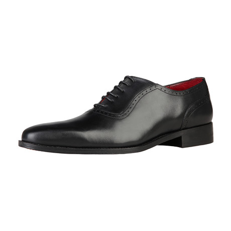 Leather Eyelet Oxford / /Black (Euro: 40)