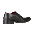 Leather Wingtip Derby // Black (Euro: 40)