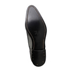 Leather Semi Brogue Cap-Toe Oxford // Black (Euro: 40)