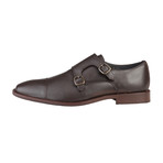 Leather Double Strap Monk // Brown (Euro: 40)