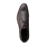 Leather Accent Plain-Toe Derby // Brown (Euro: 42)